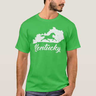 Kentucky Horse Park I Map State Horse Racing frien T-Shirt