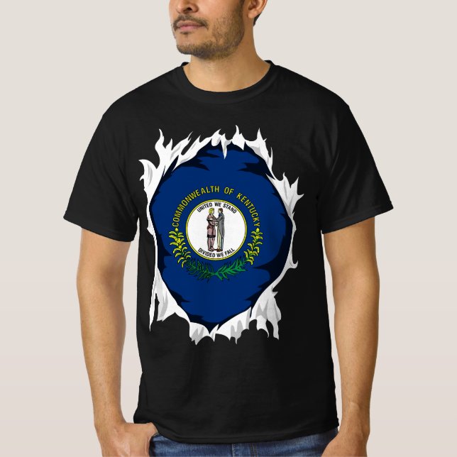 Kentucky Jersey Gift for Kentuckian, KY Home State T-Shirt (Front)