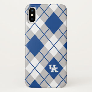 Kentucky   Kentucky Argyle Pattern iPhone X Case