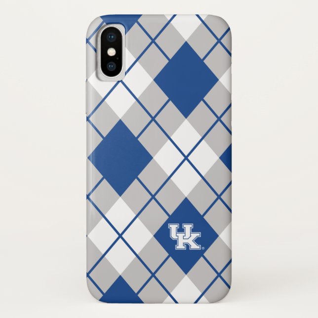 Kentucky | Kentucky Argyle Pattern Case-Mate iPhone Case (Back)