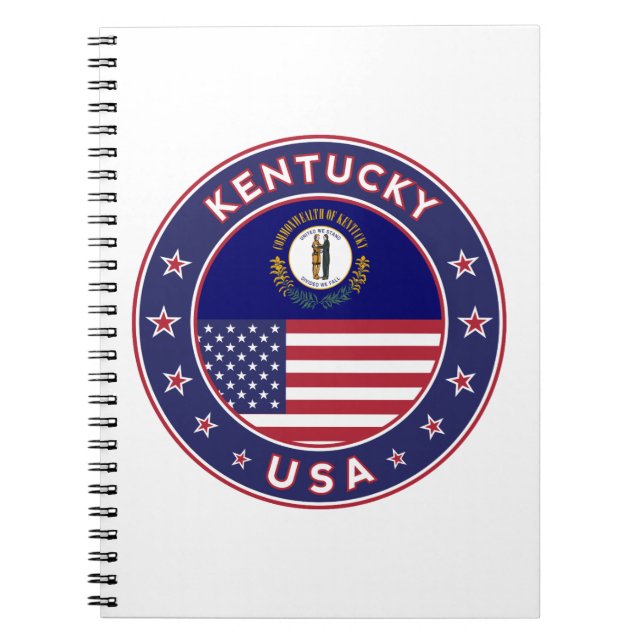 Kentucky, Kentucky phone case, Kentucky sticker, Notebook (Front)