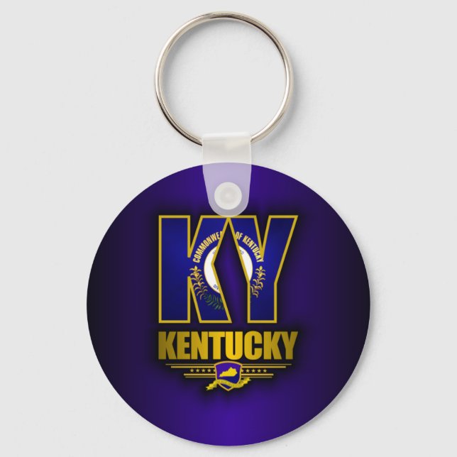 Kentucky (KY) Key Ring (Front)