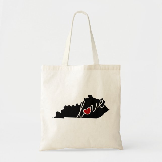 Kentucky Love!  Gifts for KY Lovers Tote Bag (Front)
