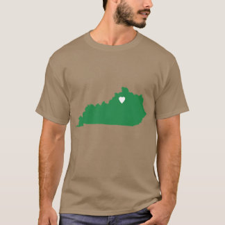 Kentucky Love in Green T-Shirt
