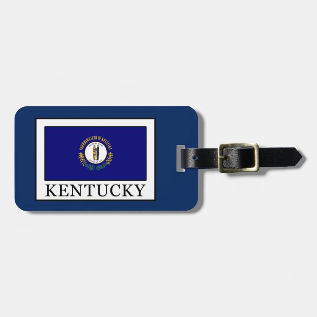 Kentucky Luggage Tag (Front Horizontal)