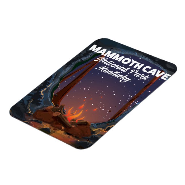 Kentucky Mammoth cave travel poster Magnet (Left Side)