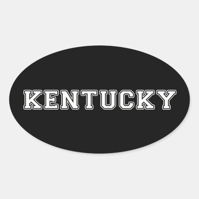 Kentucky Oval Sticker (Front)