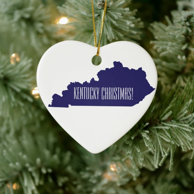 Kentucky personalised Christmas Ornament (Tree)