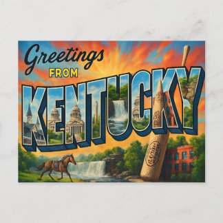 KENTUCKY Postcard