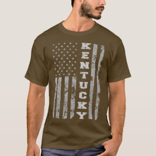 Kentucky Pride American Flag  T-Shirt