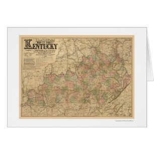 Kentucky Railroad Map 1863