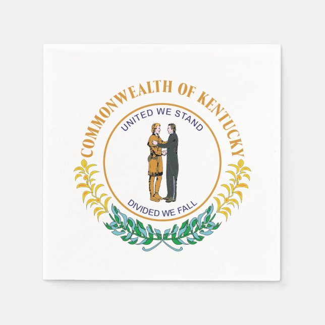 Kentucky sign napkin (Front)