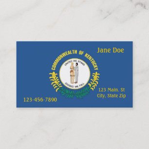 Kentucky State Business Card