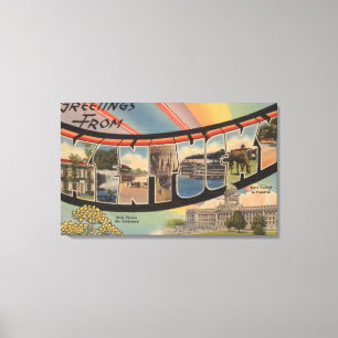 Kentucky (State Capital/Flower) Canvas Print