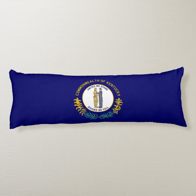 Kentucky State Flag Body Cushion (Back)