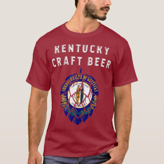 Kentucky State Flag Craft Beer Beer Lovers White T-Shirt