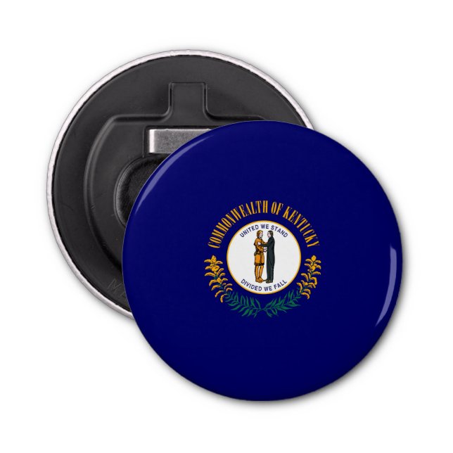 Kentucky State Flag Design Bottle Opener (Front)