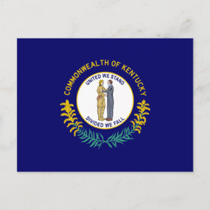 Kentucky State Flag Postcard