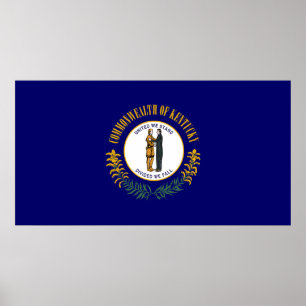Kentucky State flag Poster