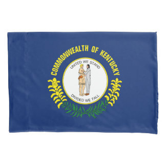 Kentucky State Flag Print Patriotc Pillowcase