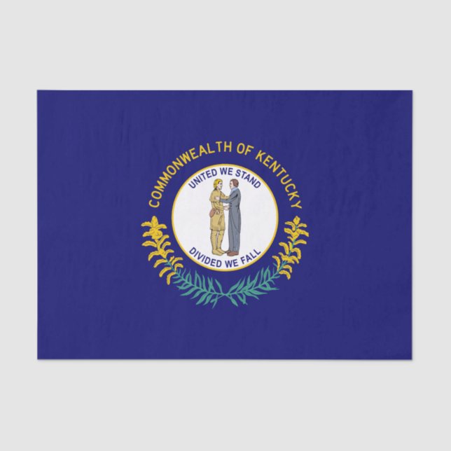 Kentucky State Flag Tissue Paper (Front)