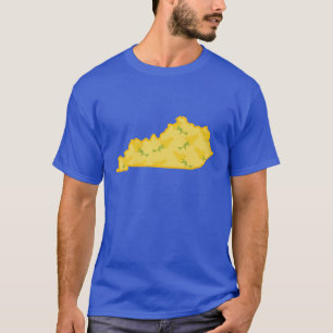 Kentucky State Flower Giant Goldenrod Oversized T-Shirt
