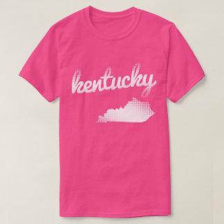 Kentucky state in white T-Shirt