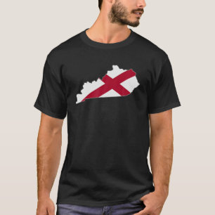 KENTUCKY STATE MAP ALABAMA AL Flag Roots Men Women T-Shirt