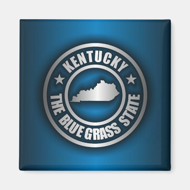 "Kentucky Steel (Blue)" Magnet (Front)
