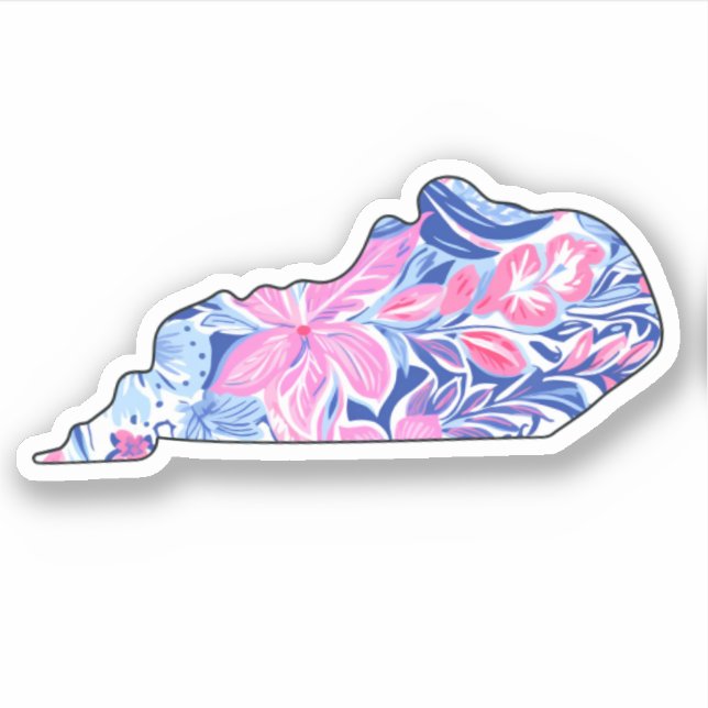 Kentucky - Summer Sticker - Lilly Inspired (Front)