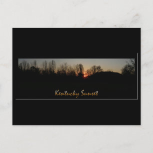 Kentucky Sunset Postcard
