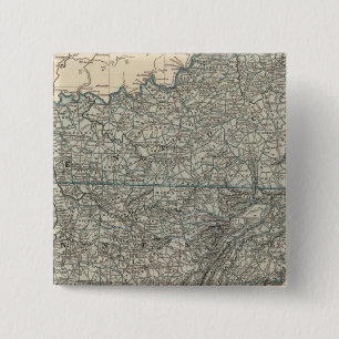 Kentucky, Tennessee 2 15 Cm Square Badge