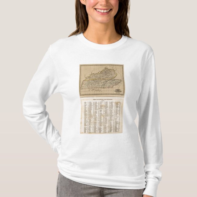 Kentucky, Tennessee 2 T-Shirt (Front)