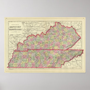 Kentucky, Tennessee 3 Poster
