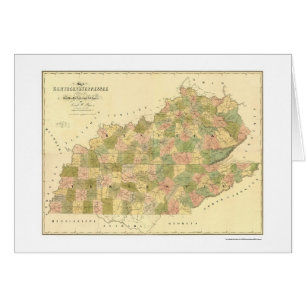 Kentucky & Tennessee Railroad Map 1839