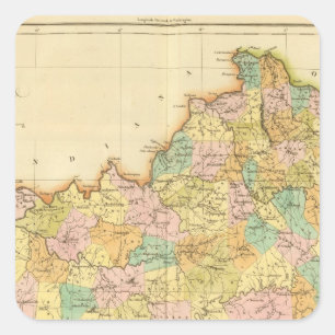 Kentucky US Square Sticker