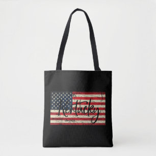 Kentucky USA Map Stars  Tote Bag