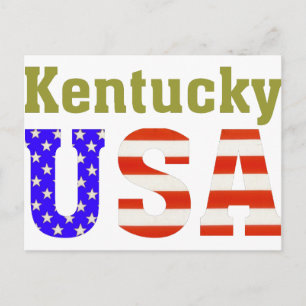 Kentucky USA! Postcard