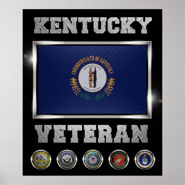 Kentucky Veteran poster (Front)
