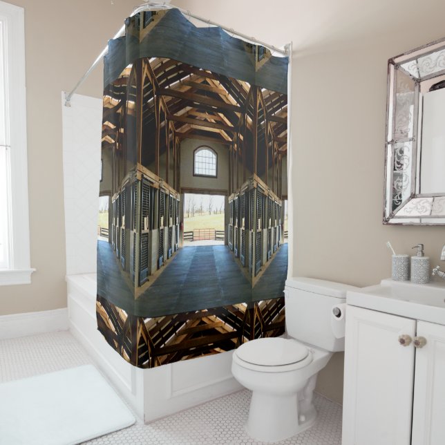Kentucky View from the Barn Shower Curtain (In Situ)