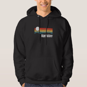 Kentucky Vintage Sunset 80s Retro Summer State USA Hoodie