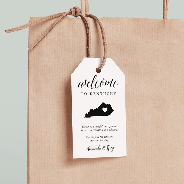 Kentucky Wedding Welcome Gift Tags (Creator Uploaded)