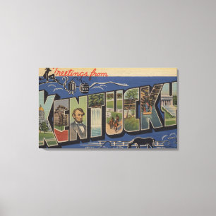 KentuckyLarge Letter ScenesKentucky 2 Canvas Print