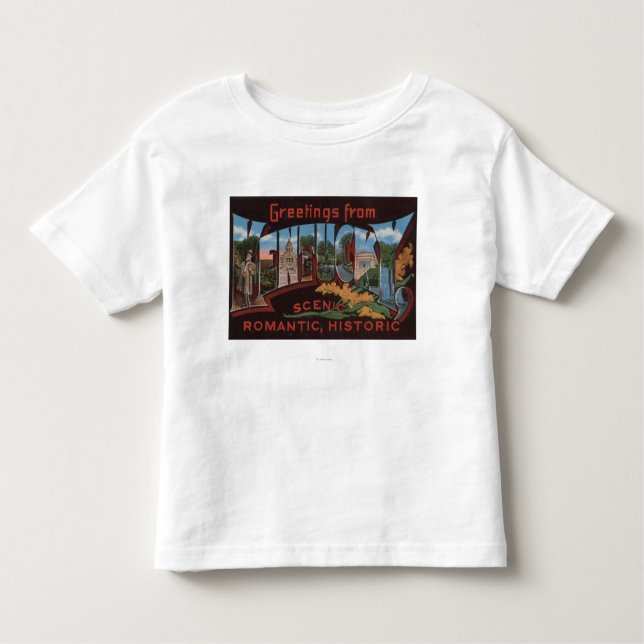 KentuckyLarge Letter ScenesKentucky 2 Toddler T-Shirt (Front)