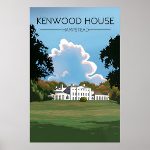 Kenwood House London Travel Poster
