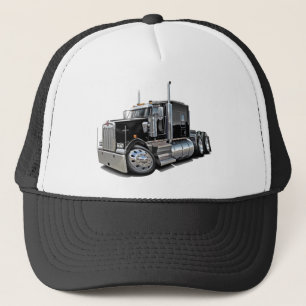 Kenworth w900 Black Truck Trucker Hat