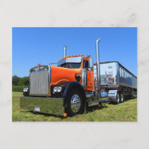 Kenworth W900A Dumper Postcard
