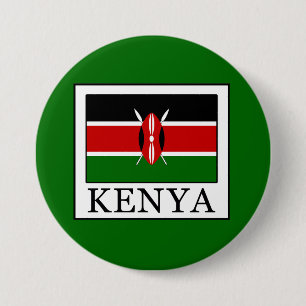 Kenya 7.5 Cm Round Badge