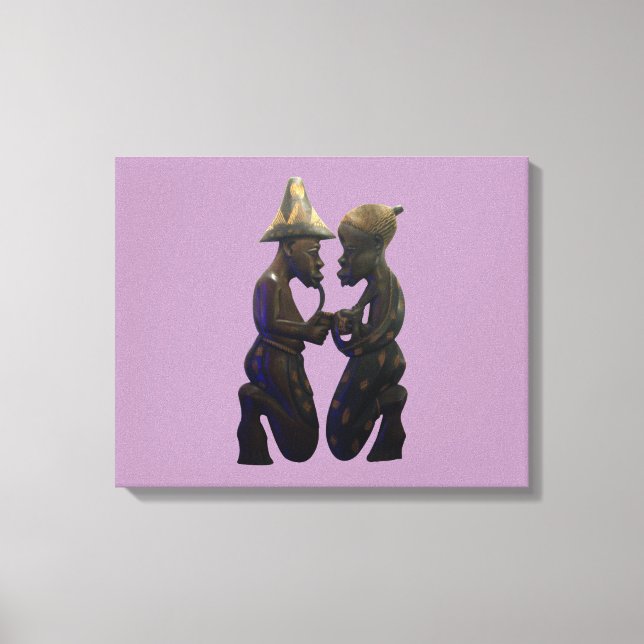 Kenya Africa Ethnic Tribal Wrapped Canvas (Front)