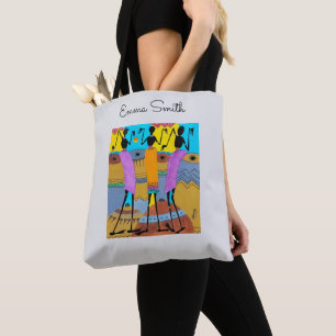 Kenya, African Art, Colourful Sun Party Tote Bag